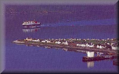  Ullapool just as night starting to fall