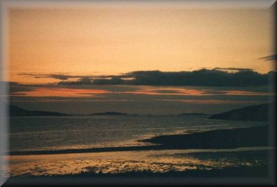 Loch Broom sunset from West Terrace