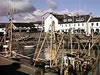 Boat masts at Ullapool pier